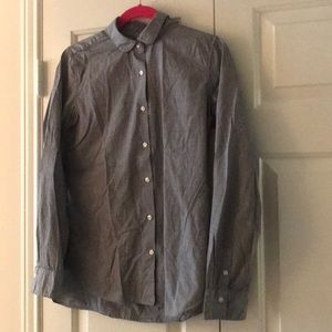 Muji Organic Cotton Shirt with Peter Pan Collar